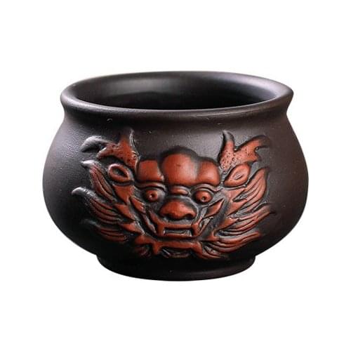 On sales yixing zisha tea cup antique style Chinese kungfu cup of tea 65ml handmade master cups