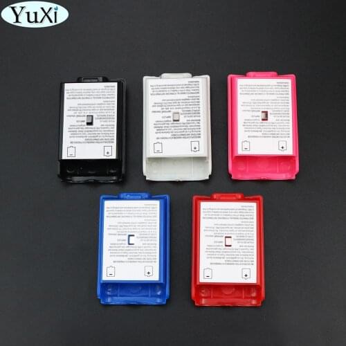YuXi 5 color Replacement Battery Pack Box Cover Shell Compartment Shield Case for Xbox 360 Wireless Controller Gamepad