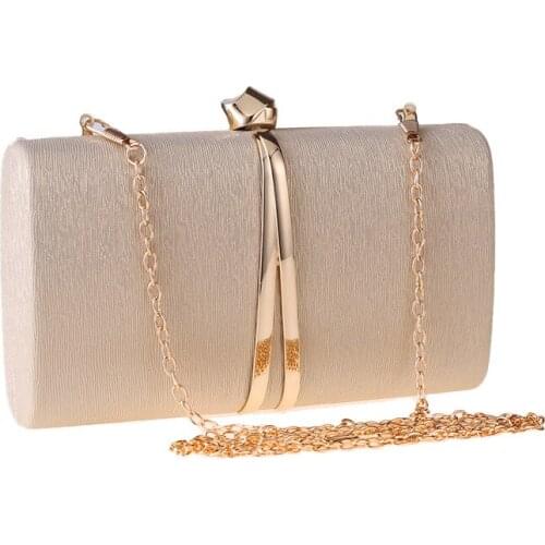 Evening Bag Box Clutch Purse Women Bag with Chain Day Clutches Ladies Wedding Hand Bag Hasp Lock Shoulder Bag