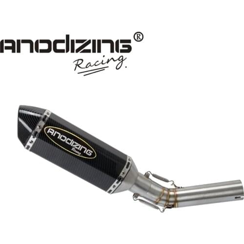 Motorcycle Exhaust System Slip On Middle Pipe Link Muffler For Suzuki GSXR600 GSXR-R 600 K6 2006 Slip-On with Exhaust