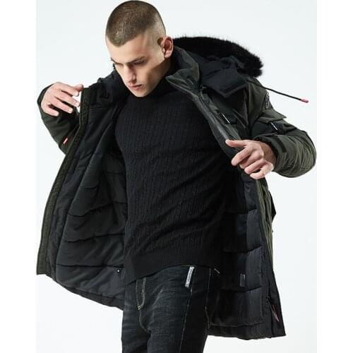 Мужские длинные парки WJ China At AliExpress