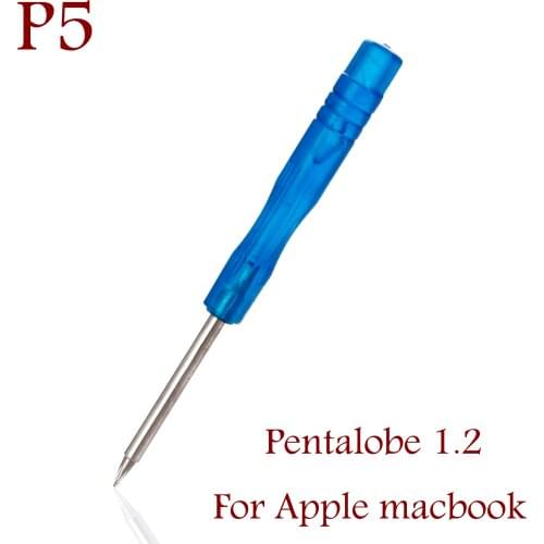 100pcs/lot 5-point star 1.2mm Pentalobe P5 screwdriver for Apple macbook/air/notebook T2 T5 T6 phillips P2 Y000 for iphone 8 x