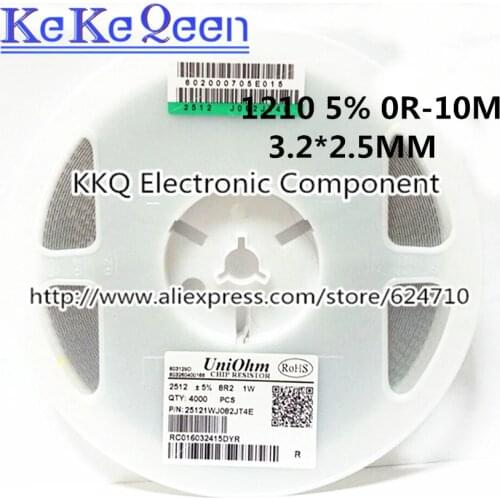 100PCS SMD 1210 5% J 3225 3.2*2.5 1/3W 68K 75K 82K 91K 100K 110K 120K 130K 150K 160K 180K 200K 220K 240K 270K 300K 330K 360K