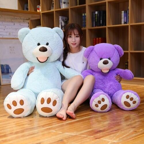100cm Lovely Giant American Bear Plush Toys Teddy Bear Plush Doll Stuffed Animal Pillow Kids Girls Valentine Birthday Gift