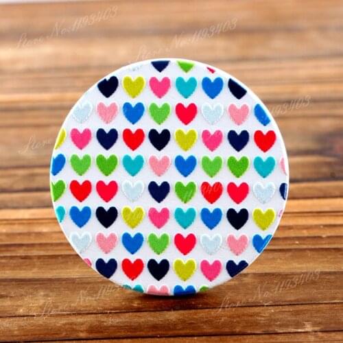 2Pcs 45mm Heart Unique 3D Embossed Big Round Handmade pattern Wood Cut Pendant make Necklaces, Bracelets,Brooch-(WI-77)