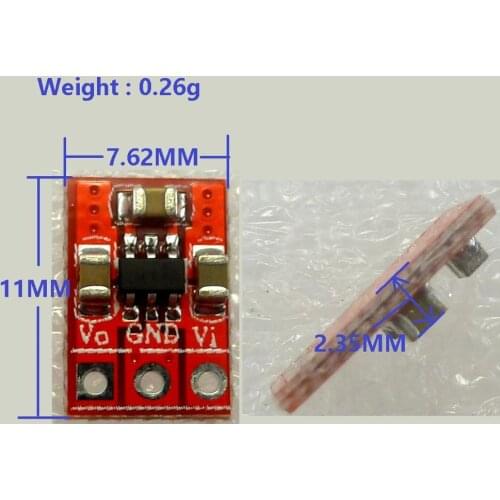 2pcs DD0505MD 250MA SMD 3.3V 3.7V 4.2V to 5V Charge Pump DC DC Converter Boost Step Up Power Module