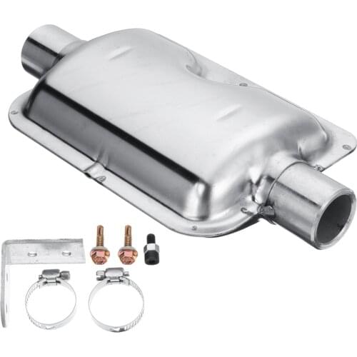 24mm Car Air Diesel Parking Heater Exhaust Pipe Muffler Silencer Stainless Steel For Webasto Eberspacher