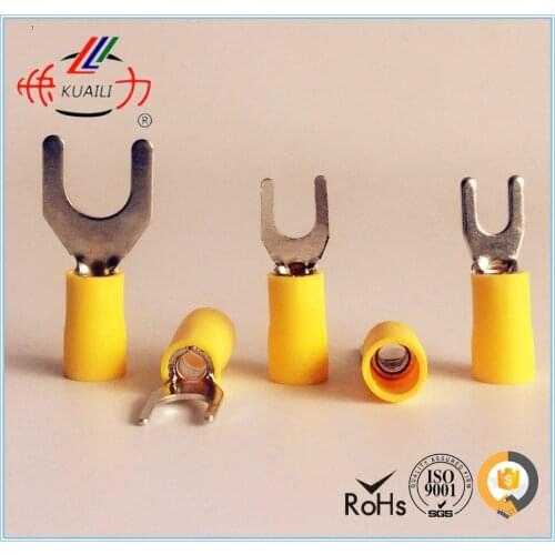 50PCS Pre-insulated Fork ends TU-JTK terminalSV 5.5-8