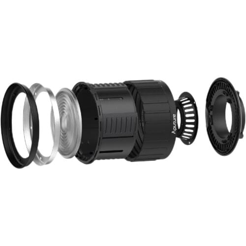 Aputure Fresnel 2x Focusing Adapter Spotlight Bowens Mount Glass for LS C120d LS C300d Photography Lighting Studio Camera Light