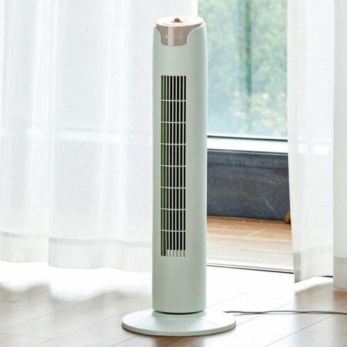 Bear 220V Tower Fan Bladeless Electric Fan Household Floor Fan Low Noise Desktop Vertical Gale Shaking Head Fan