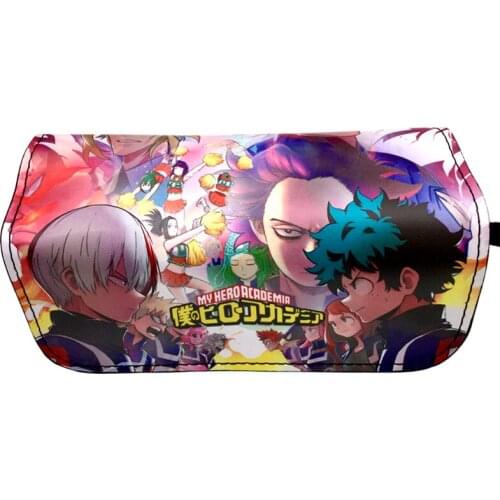 Anime My Hero Academia Anime Cute pencil case Stationary bag Cosmetic Bags Beauty For Boys Girl