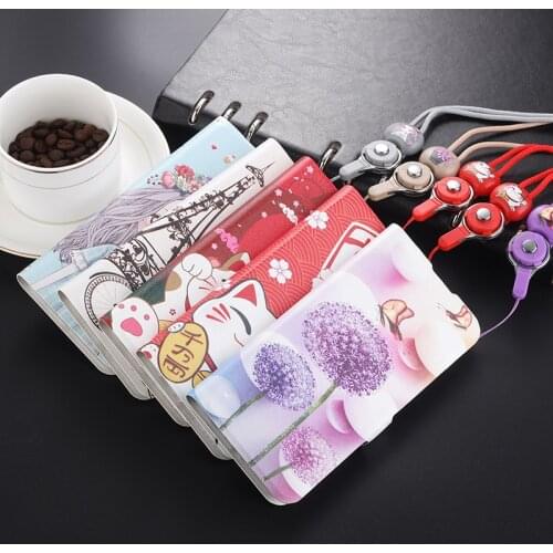 For Huawei Honor View 40 30 20 10 Cute Painted Flip Wallet Stand Leather Case For Huawei V40 V30 V20 V10 Back Case