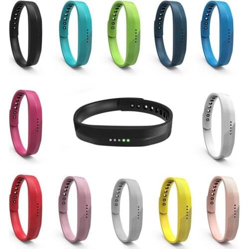 HOT SALE ! Superior Soft Silicone Watchbands Wrist Strap Wristband For Fitbit Flex 2 Smart Bracelet TPU Watch Band Strap