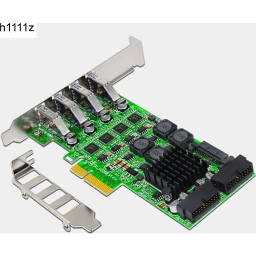 H1111Z Add On Card PCI Express USB 3.0 PCI-E 19 Pin USB 3.0 Adapter PCI-E to USB 3.0 Controller PCI E PCIE USB3.0 Expansion Card