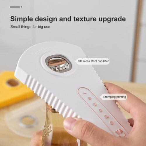 Creative Multi-function Bottle Opener Jar Opener Easy Everyday Twist Opening Quick Cooking Grip Corkscrew Kitchen Tools Lid Off