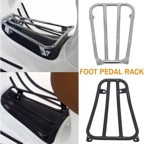 Motorcycle Accessories For VESPA GTS 300 GTV 300 GTS300 GTV300 Foot Pedal Rear Luggage Rack Bracket Holder 2017 2018 2019