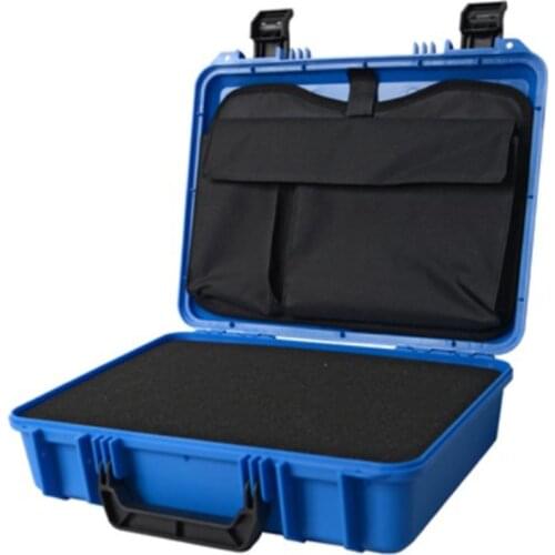 Direct Supply Portable Computer Storage Case Plastic Portable Hardware Toolbox Equipment Box With File Pocket Pre-Cut Foam