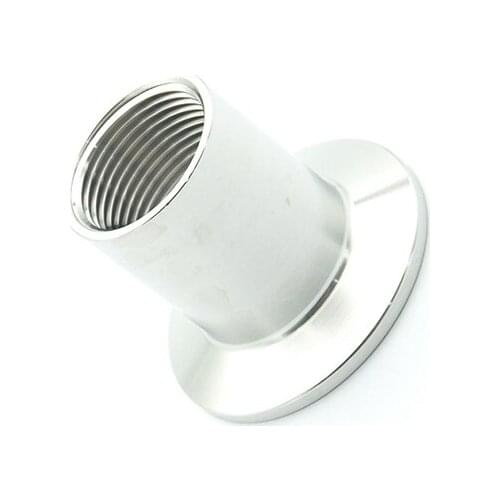 1-1/4" BSP Female x 50.5mm Ferrule OD 304 Stainless Steel Sanitary Connector Pipe Fitting For Homebrew Fit 1.5" Tri Clamp