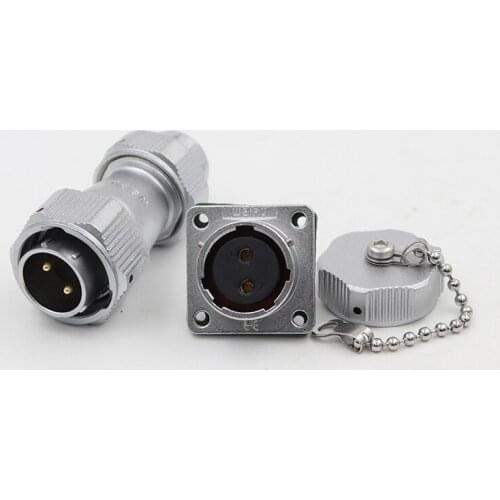 WEIPU WY24 TE+Z M24 Waterproof Soldering Connector 2 3 4 9 10 12 19 Pin Waterproof Wire to Board Industrial Adapter 5A 10A 25A