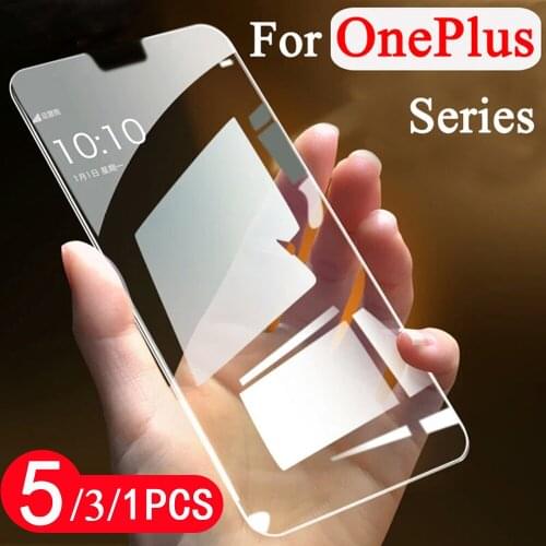 5/3/1Pcs 9H tempered glass for oneplus Z Nord 8 8T 7 7T pro 6 6T phone screen protector on the glass protective film smartphone
