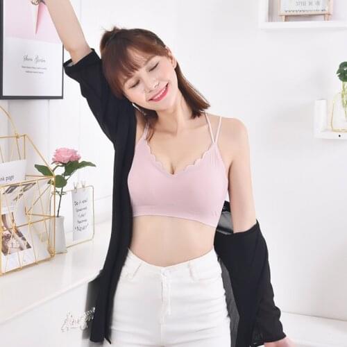 Womens Lingerie Push Up Bra Deep V Heart Sling Straps Intimates Sexy Bralette Wireless Underwear Seamless Women Bra Sport Vest