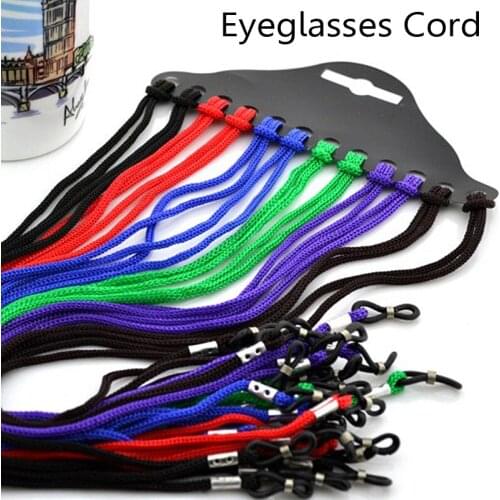 108pc Nylon Eyeglasses Chains Spectacle Sunglasses Reading Glasses Holder With Clear Silicone Tip Eyeglasses Eyeglasses Cord