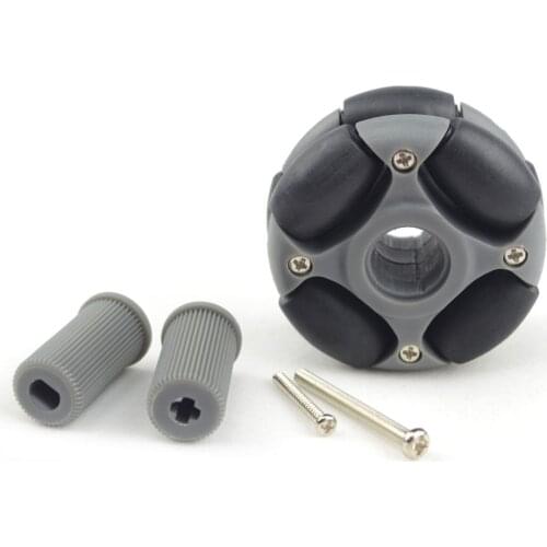 4xUniHobby UH108 48mm Plastic omni wheels for arduino robot kit L E G O NXT and Servo Motor with Plastic Universal Hubs