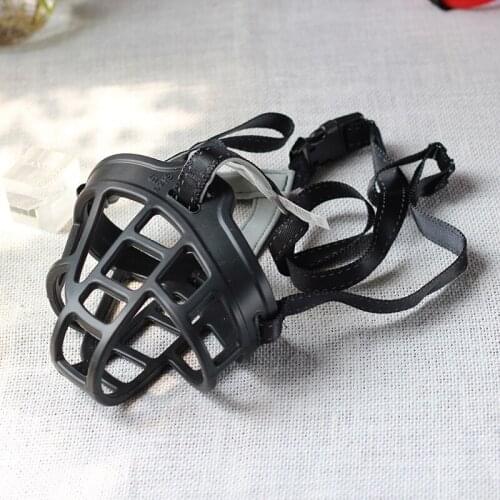 Pet Dog Mouth Cover, Dog Training Mesh Breathable Anti-bite and Anti-barking Silicone Mask, Anti-barking Device Collar Wholesale