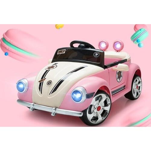 102Cmbear 30kgs new childrens electric car cute princess four-wheel remote control can sit on people toy stroller