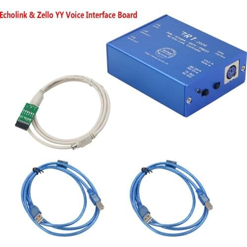 For Echolink & Zello YY Voice Interface Board Controller Radio-Network USB Sound Card Version