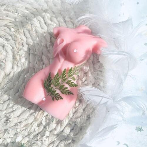 Woman Body Candle Molds DIY Homemade Soy Wax Candle Molds Ideal Gift for DIY Lovers Make Scented Figure Candles Soy Wax