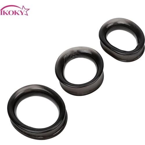 IKOKY 3pcs/Sets Male Masturbator Cock Ring Dildo Extender Penis Ring Elastic Sex Toys for Men Delay Ejaculation