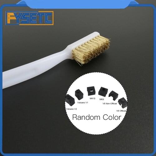 3D Printer Cleaner Tool Copper Wire Toothbrush Copper Brush Handle For Nozzle Block Hotend Cleaning Hot Bed Cleaning Parts