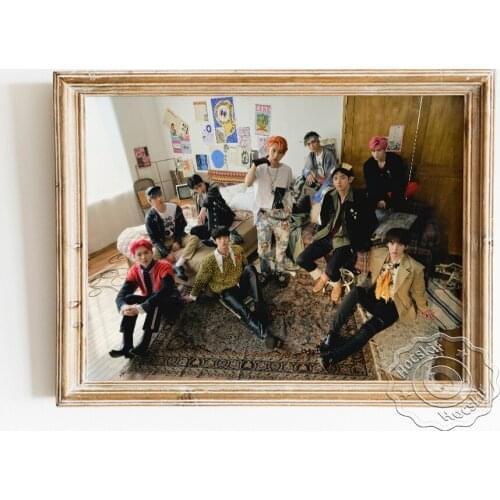 Korea Male Group Pentagon Star Portrait Poster, K-pop Music Fans Collection Art Prints, Handsome Boy Fashion Magazine Home Decor
