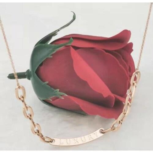 Korean fashion necklace steel