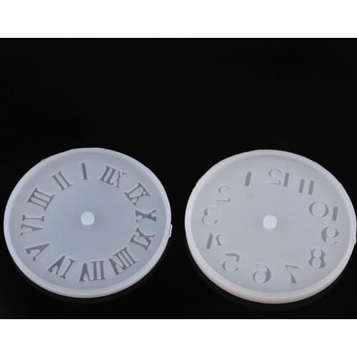 CKysee105mm Watch Jewelry Size Resin Silicone Round Clock Mold Articles Digital Small DIY Jewelry Making