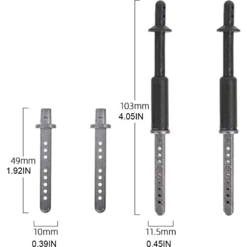 Y3NF Metal Body Mount Column Car Body Shell Cover Pillar for Axial SCX10 Toy Car Upgraded Durable Replacement Accessories