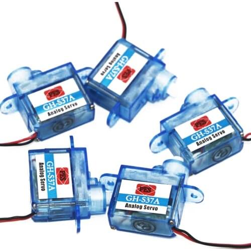 5pcs/lot GH-S37A 3.7g/GH-S43A 4.3g Micro Analog Servo For RC Quadcopter Airplane Helicopter Boat Toys
