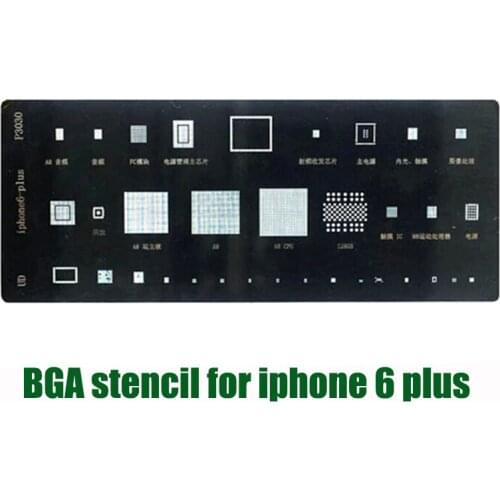 Mobile Phone Rework Repair BGA Reballing Stencils For iphone 6 plus Mobile Phone Rework BGA Stencil
