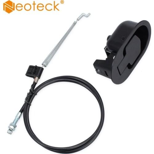 Neoteck 1Pcs 90mm 120mm Aluminium Alloy Recliner Handle Lever Trigger Replacement With Release Cable Metal High Quality