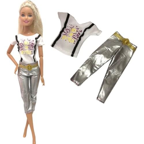 NK 2020 Newest Doll outift Beautiful Handmade Party Clothes Top Fashion Design For Barbie Noble Doll Best Child Girls'Gift 016A