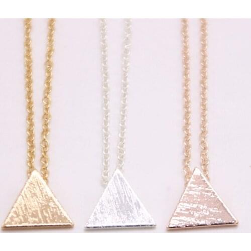 Equilateral triangle Pendant necklace for girls Mathematical geometry Pendant necklace the to women