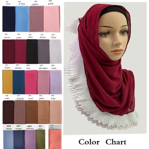 Pleated Laser Flower Stitching Ladies Trendy Fashion Ladies Heavy Bubble Chiffon Scarf