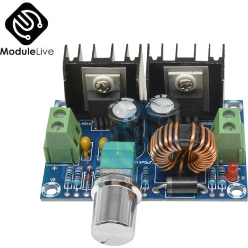 XH-M401 DC-DC Step Down Buck Converter Power Supply Module XL4016E1 PWM Adjustable 4-40V To 1.25-36V Step Down Board 8A 200W