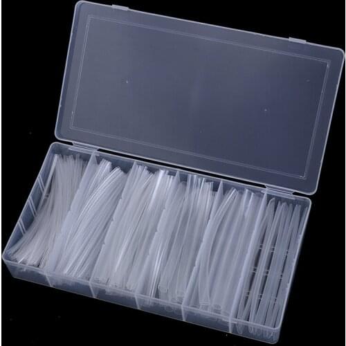 150Pcs 100mm heat shrink tube transparent Clear shrinkable tubing Wrap Wire kits 2:1 heat shrink tube Wrap Wire Sell Connector