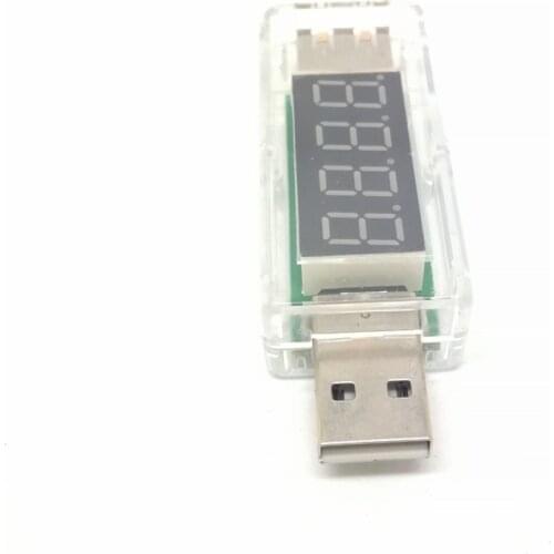 Transparent Usb Charger Doctor Voltage Current Meter Tester Phone Power Bank
