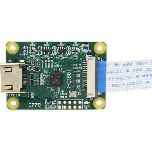 Raspberry Pi HDMI-compatible to CSI-2 C779 Module, inpute supports up to 1080p25fps