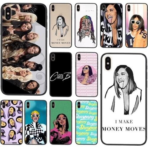 Retro cardi bi make money For Huawei Nova 8 se pro y5 y9 Mate 20 30 10 40 Lite Pro plus Soft TPU Cell Cover Case