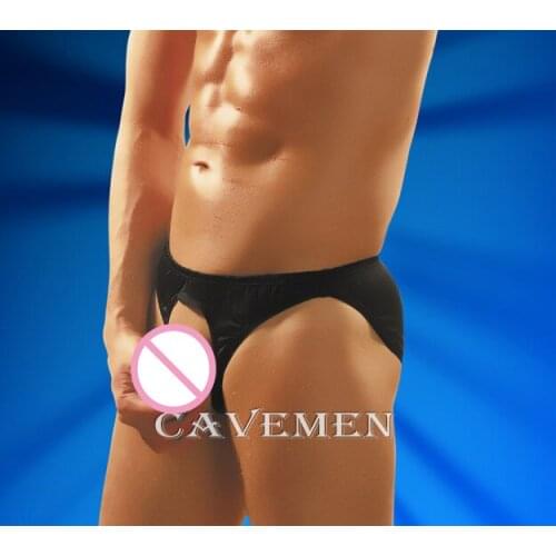 Expose no crotch*2006*sexy men lingerie T-Back G-String Brief Underwear Triangle pants Trousers Suit free shipping