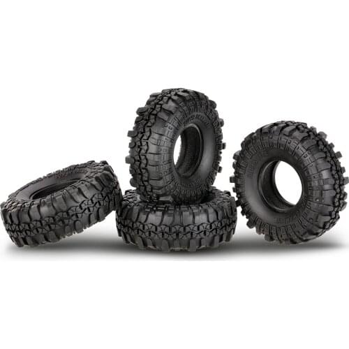4Pcs AX-4020 1.9 Inch 110mm 1/10 Rock Crawler Tires for D90 SCX10 AXIAL RC4WD TF2 RC Car Accessories